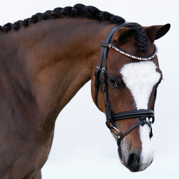 'Megan' convertible leather bridle (Lumi Pony)