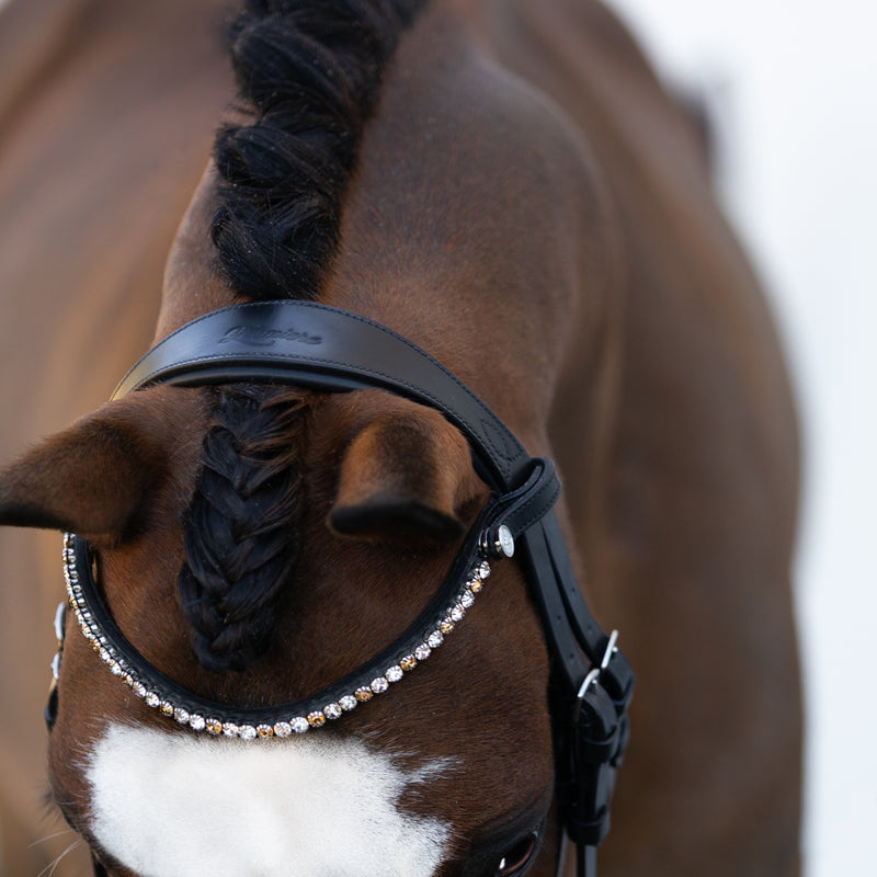 'Megan' convertible leather bridle (Lumi Pony)