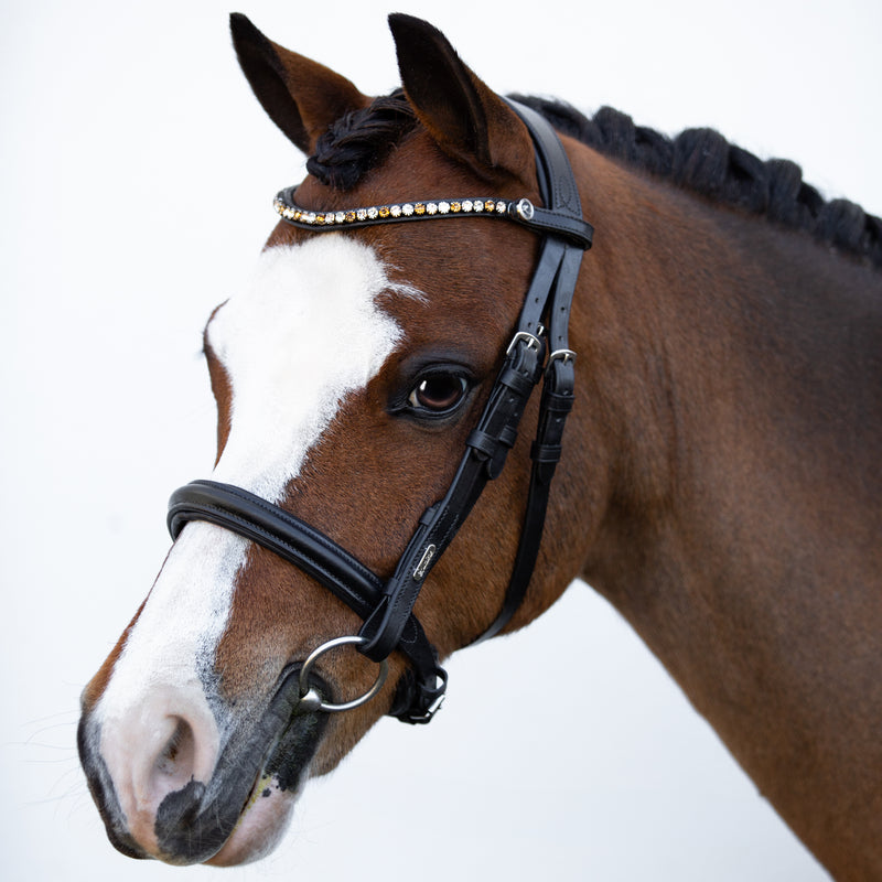 'Megan' convertible leather bridle (Lumi Pony)