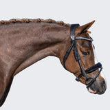 'Aurelie' Rolled Leather Bridle (Hanoverian) (Lumi Pony)