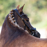 'Amber' Anatomic Leather Bridle (Micklem Style) (Lumi Pony)