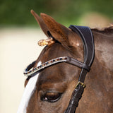 'Amber' Anatomic Leather Bridle (Micklem Style) (Lumi Pony)