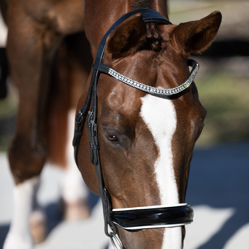 'Adeline' Leather Bridle (Cavesson)