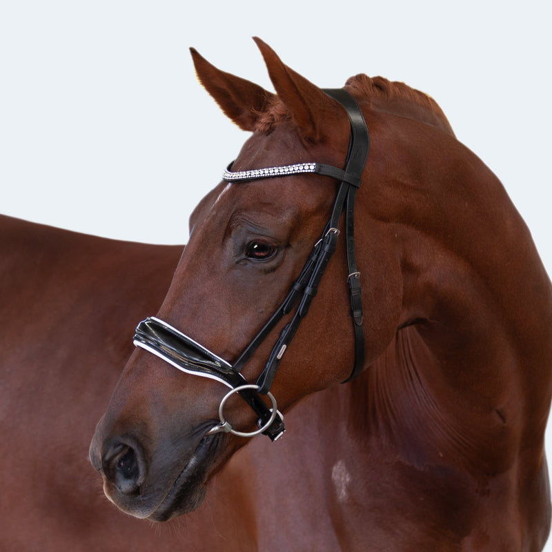 'Adeline' Leather Bridle (Cavesson)