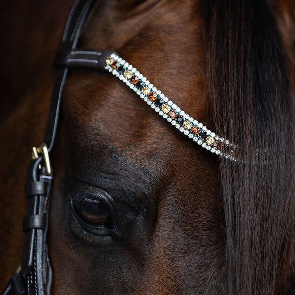 'Amber' Anatomic Leather Bridle (Lumi Pony) Clearance