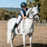 'Amie' Rolled Leather Bridle (Hanoverian) (Lumi Pony)