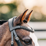 'Arcadia' Luxury Leather Bridle (hanoverian) (Lumi Pony)