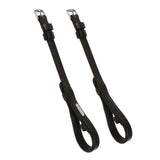 Cheek straps flat - (black & brown)