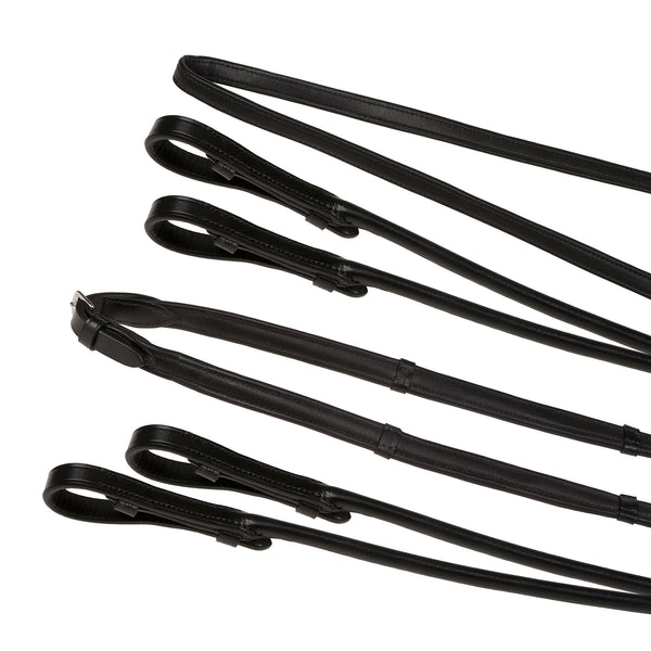 Double Bridle Reins Set - (Rolled)