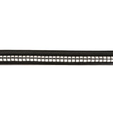 Straight clincher browband (silver) (Lumi Pony)