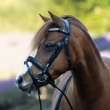 'Anastasia' leather bridle (convertible) (Lumi Pony)